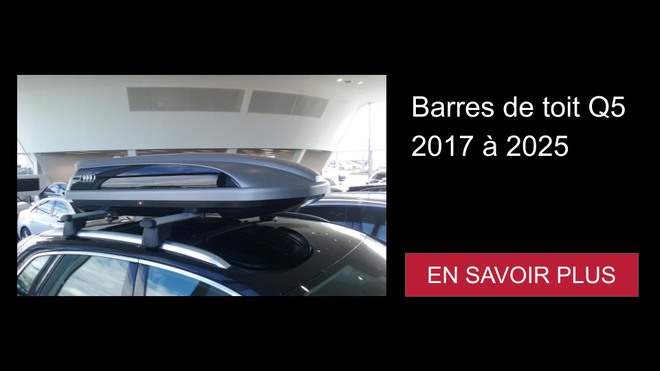 Barres de toit Q5 2017 à 2025